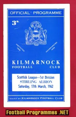 Kilmarnock v Stirling Albion 1962