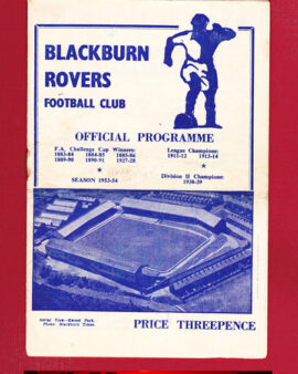 Blackburn Rovers v Bury 1953 – 1950s
