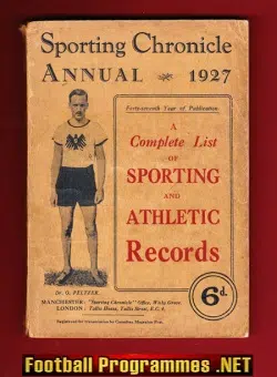 Sporting Chronicle Sports Annual 1927