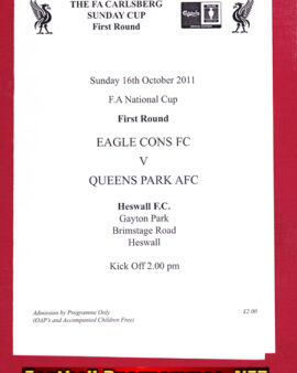 Eagle Cons v Queens Park AFC 2011 – Sunday Cup