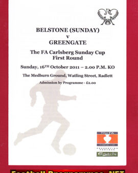 Belstone v Greengate 2011 – Sunday Cup