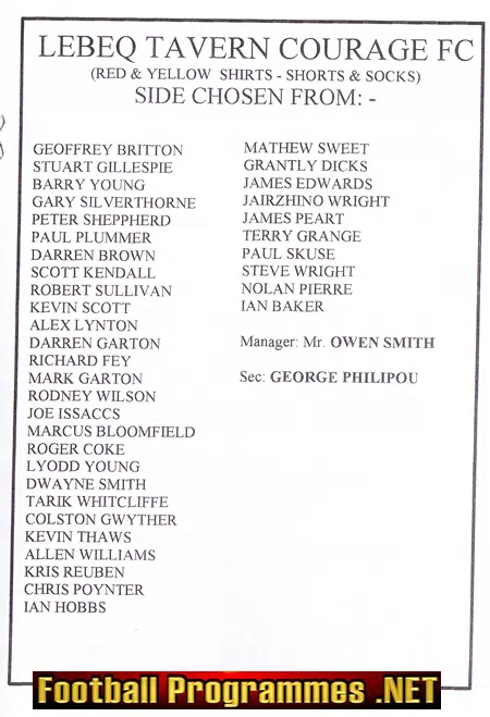 Little Paxton v Theale 2002 - Sunday Cup