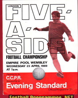 Five A Side Championship Wembley 1969 – Arsenal Chelsea Millwall
