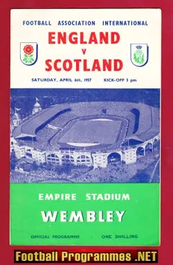 England v Scotland 1957 - Wembley