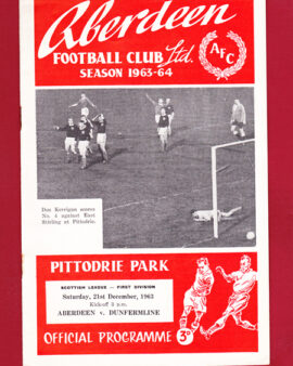 Aberdeen v Dunfermline Athletic 1963 – Scottish League