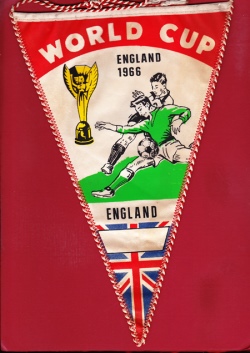 England v Germany 1966 – World Cup Final Football Pennant