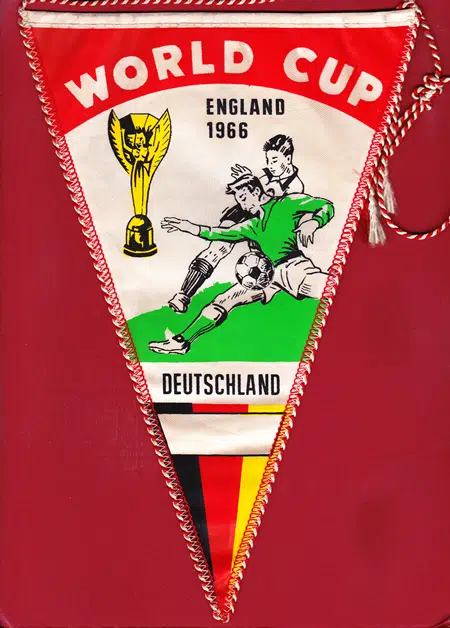 England v Germany 1966 - World Cup Final Football Pennant