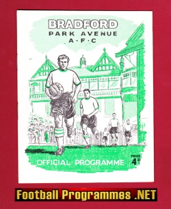 Bradford Park Avenue v Southend United 1961 – BPA