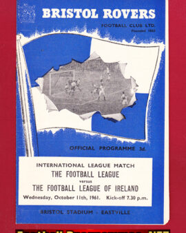 England Football League v Ireland League 1961 – Bristol Rovers