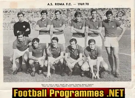 Middlesbrough v AS Roma 1970 - Multi Autographed SIGNED