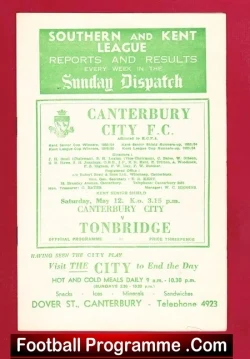 Canterbury City v Tonbridge 1956