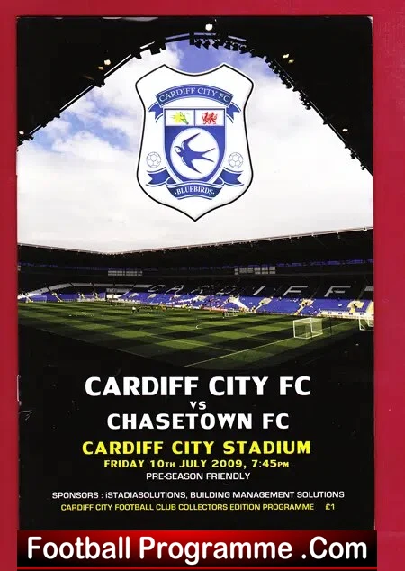 Cardiff City v Chasetown 2009 – First Match at New Stadium 1st