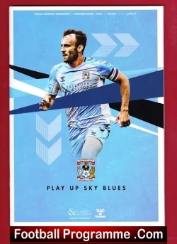 Coventry City v Southend United 2019 - First Match St Andrews - football programme