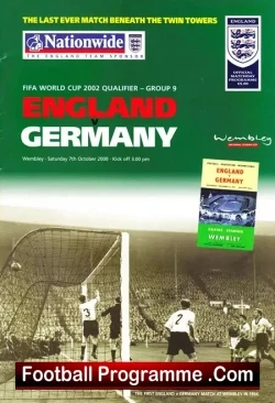 England v Germany 2000 – Last ever Match at Wembley