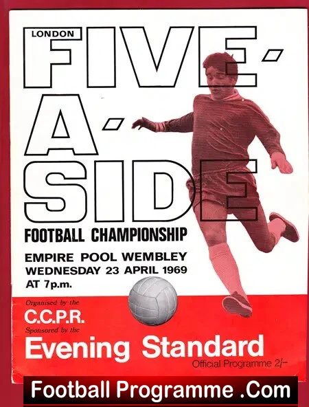 Five A Side Championship Wembley 1969 - Arsenal Chelsea Millwall