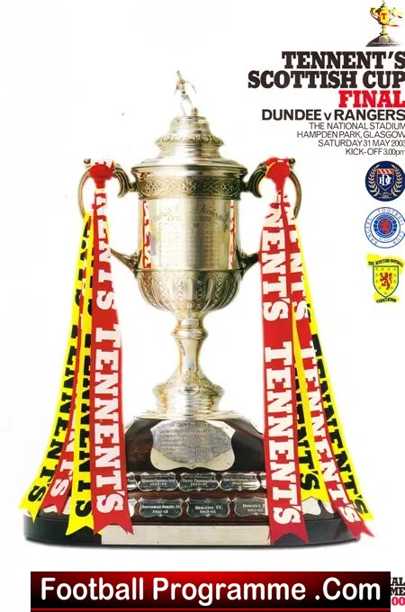 Glasgow Rangers v Dundee 2003 - Scottish League Cup Final