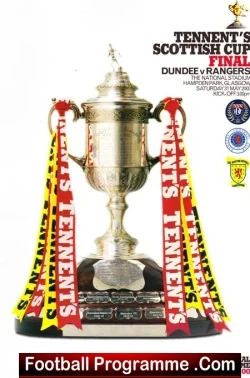 Glasgow Rangers v Dundee 2003 - Scottish League Cup Final - football programme
