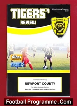 Gloucester City v Newport County 2010 1st Home Match Cheltenham