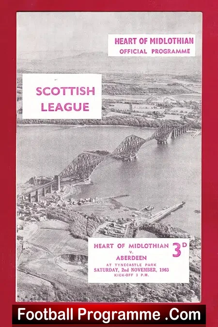 Heart Of Midlothian v Aberdeen 1963 – Scottish League