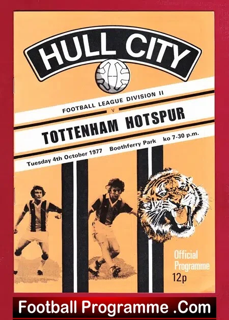 Hull City v Tottenham 1977