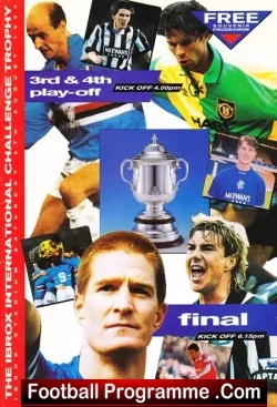 Ibrox International Challenge Match 1994 - Rangers - football programme