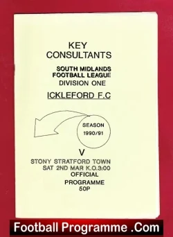 Ickleford v Stony Stratford Town 1991 – Midlands