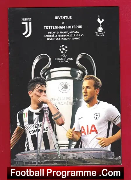 Juventus v Tottenham 2018 – Champions League Italy