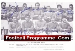 Leyton Orient v Preston 1963 - Multi Autographed SIGNED PNE - football programme