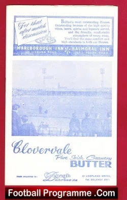 Linfield v Coleraine 1963 - football programme