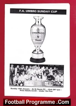 Little Paxton v Theale 2002 – Sunday Cup