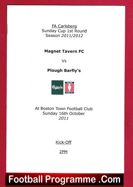 Magnet Tavern v Plough Barfly 2011 – Sunday Cup