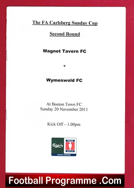 Magnet Tavern v Wymeswold 2011 – Sunday Cup