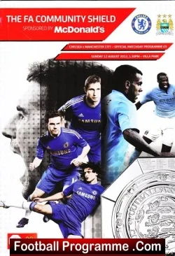 Manchester City v Chelsea 2012 - FA Community Shield - football programme