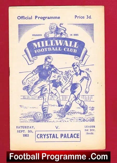 Millwall v Crystal Palace 1953