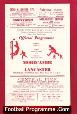 Morecambe v Lancaster City 1963