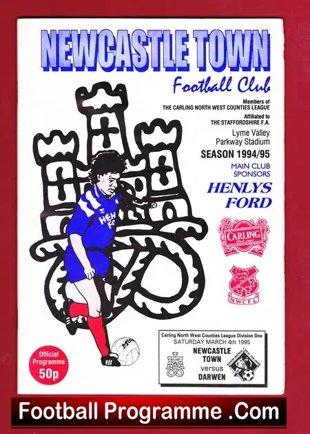 Newcastle Town v Darwen 1995