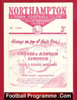 Northampton Town v Coventry City 1954