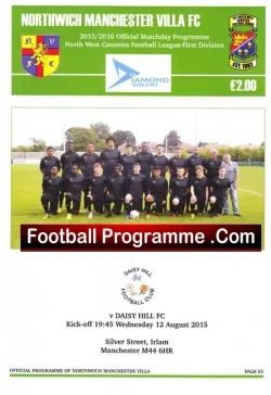Northwich Manchester Villa v Daisy Hill 2015 – Silver St Irlam