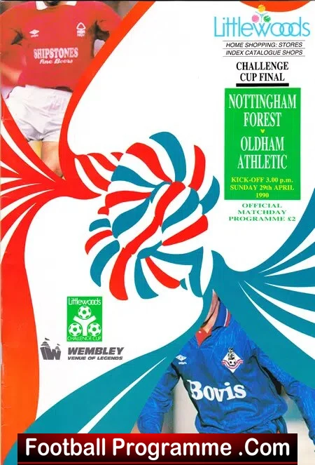 Nottingham Forest v Oldham Athletic 1990 – League Cup Final