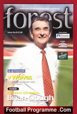 Nottingham Forest v Wolves 1999 – Opening New Brian Clough Stand