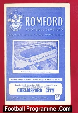 Romford v Chelmsford City 1961