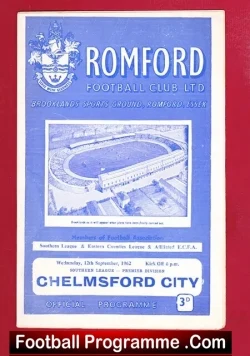 Romford v Chelmsford City 1962