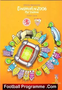 Sevilla v Middlesbrough 2006 - UEFA Cup Final Netherlands - football programme