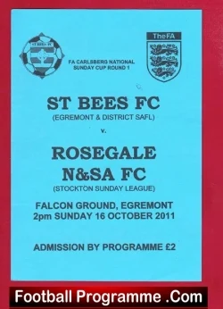 St Bees v Rosegale 2011 – Sunday Cup