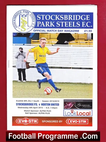 Stocksbridge Park Steels v Norton United 2015 – Last Ever Away