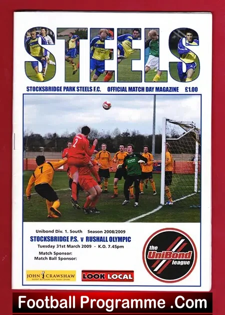 Stocksbridge Steels v Rushall Olympic 2009