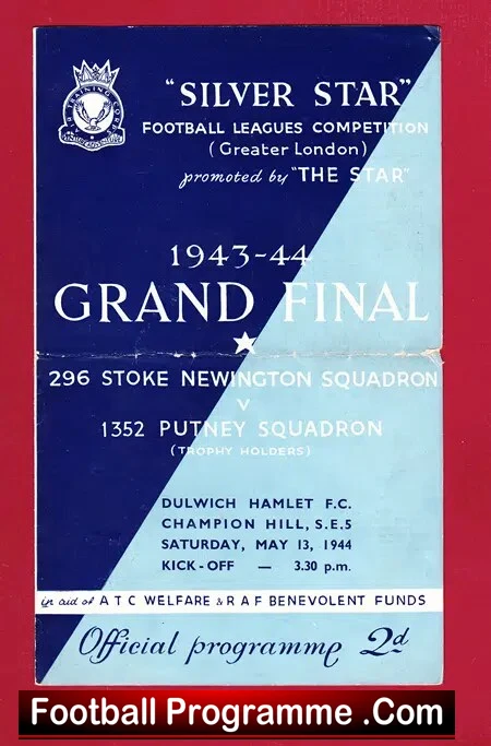 Stoke Newington Squadron v Putney Squadron 1944 - at Dulwich