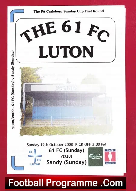 The 61 v Sanday 2008 – Sunday Cup