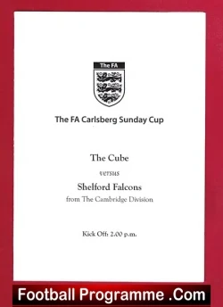 The Cube v Shelford Falcons 2002 – Sunday Cup