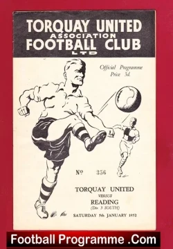 Torquay United v Reading 1952